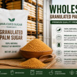 Wholesale granulated palm sugar from Indonesia for export and bulk supply