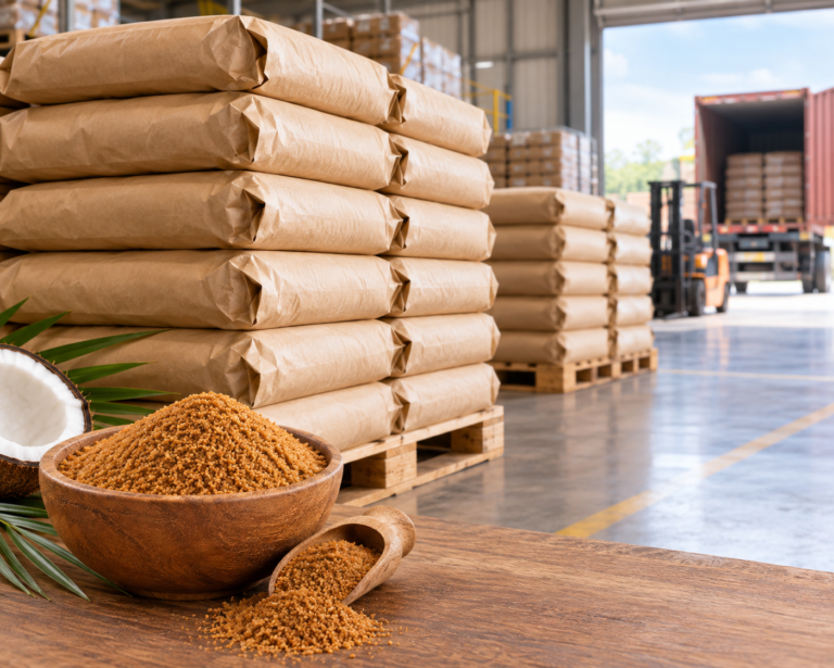 Coconut sugar wholesale in bulk packaging from Indonesia